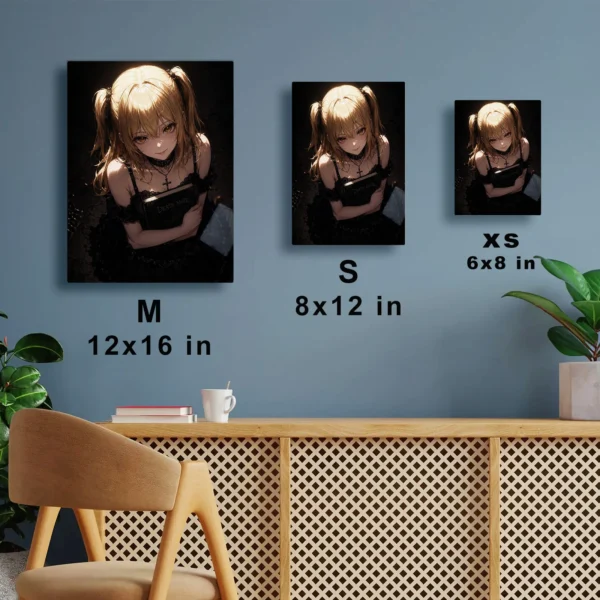 Anime Metal Poster Wall Decor - DN Misa - Image 7