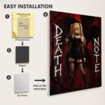 Anime Metal Poster Wall Decor - DN Misa - A - Image 2