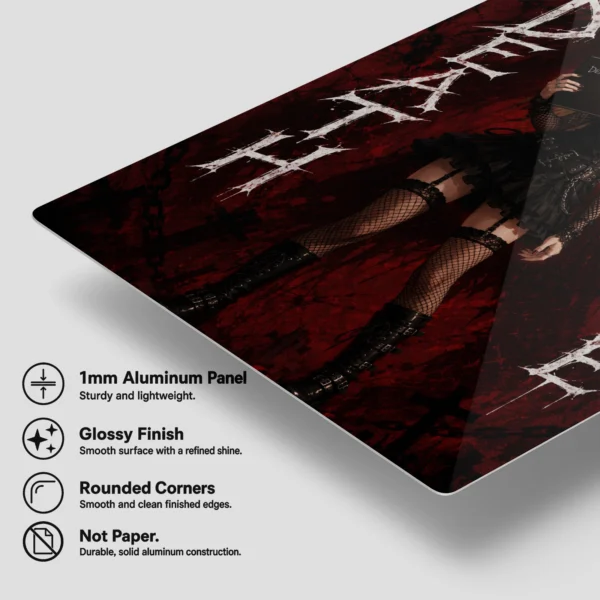 Anime Metal Poster Wall Decor - DN Misa - A - Image 6