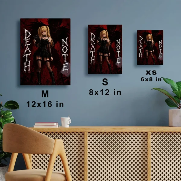 Anime Metal Poster Wall Decor - DN Misa - A - Image 7
