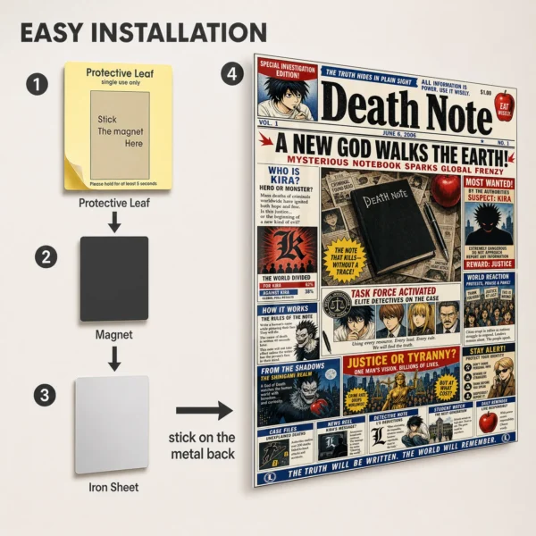 Anime Metal Poster Wall Decor - DN Newspaper - Image 2