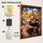 Anime Metal Poster Wall Decor - DN Misa - B - Image 2