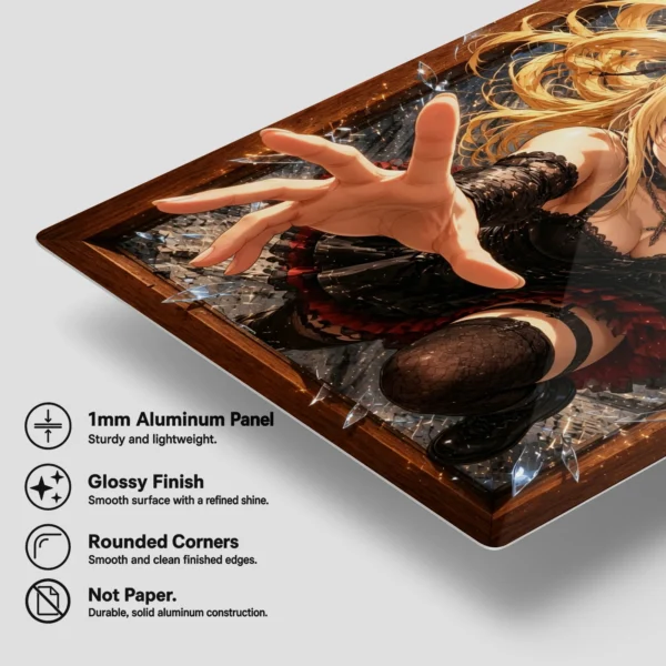Anime Metal Poster Wall Decor - DN Misa - B - Image 6