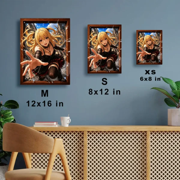 Anime Metal Poster Wall Decor - DN Misa - B - Image 7