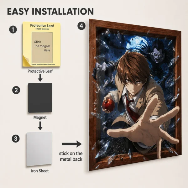 Anime Metal Poster Wall Decor - DN - H - Image 2