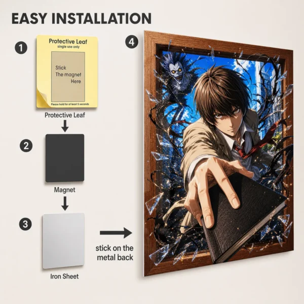 Anime Metal Poster Wall Decor - DN - I - Image 2