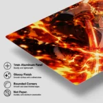 Anime Metal Poster Wall Decor - Slayer Rengoku - Image 6