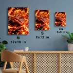 Anime Metal Poster Wall Decor - Slayer Rengoku - Image 7