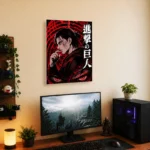 Anime Metal Poster Wall Decor - AOT Eren Yeager - Image 5