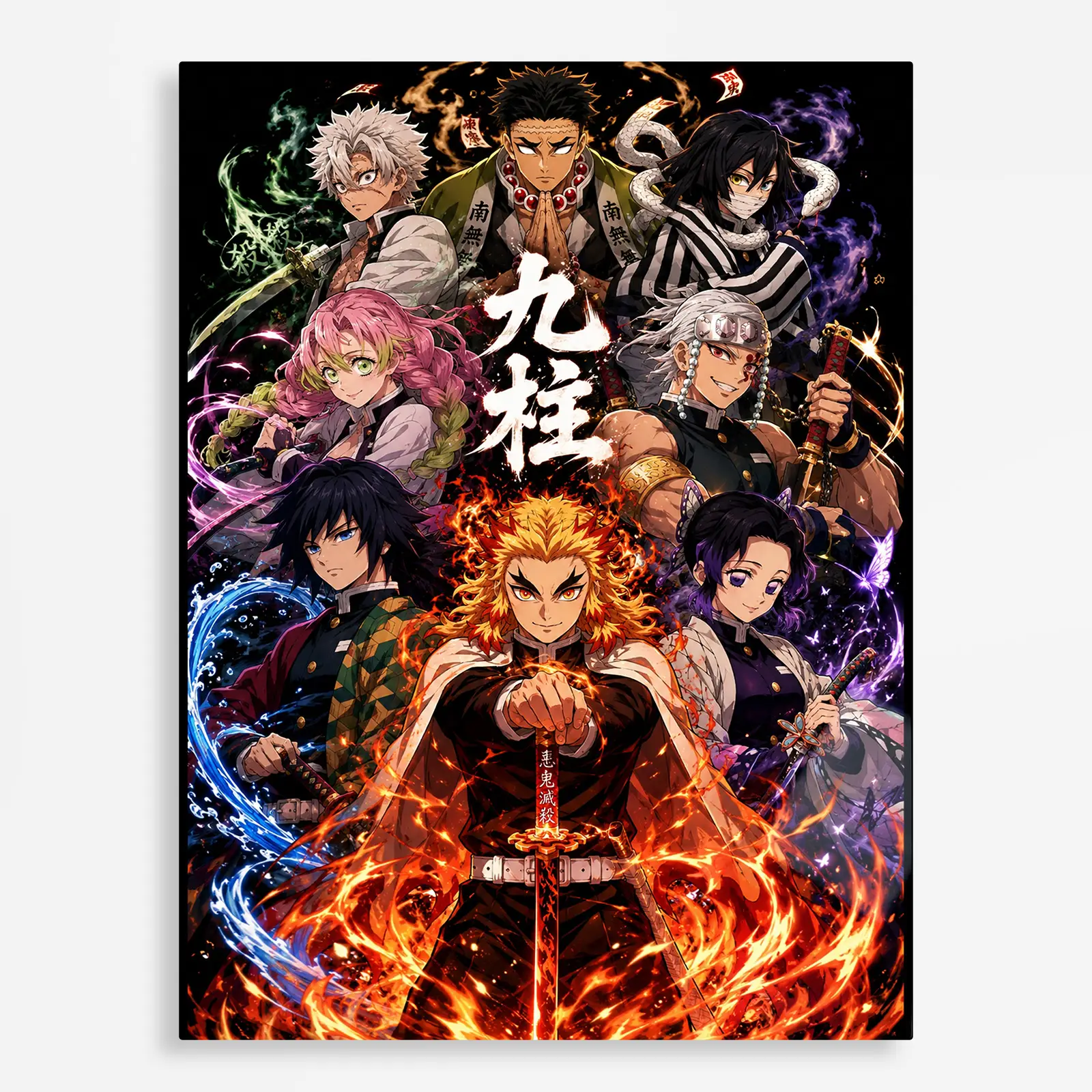 anime metal poster (90) s1 Anime Metal Poster Wall Decor - Slayer - A - Image 1