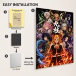 Anime Metal Poster Wall Decor - Slayer - A - Image 2