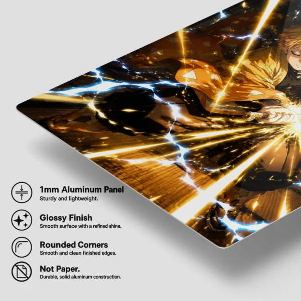 Anime Metal Poster Wall Decor - Slayer Zenitsu - Image 6