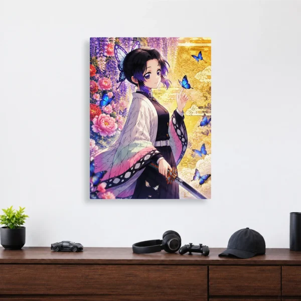 Anime Metal Poster Wall Decor - Slayer Shinobu - Image 4