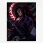 Anime Metal Poster Wall Decor - Slayer Kokushibo