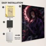 Anime Metal Poster Wall Decor - Slayer Kokushibo - Image 2