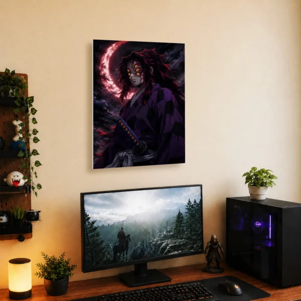 Anime Metal Poster Wall Decor - Slayer Kokushibo - Image 5