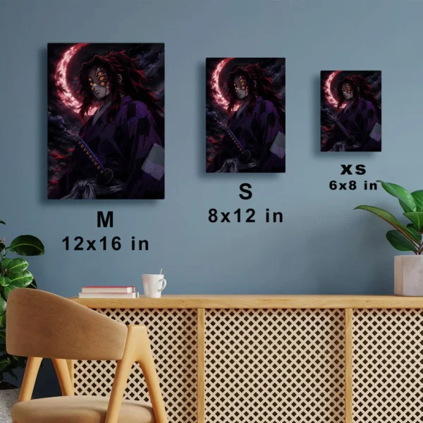 Anime Metal Poster Wall Decor - Slayer Kokushibo - Image 7
