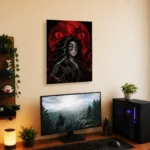 Anime Metal Poster Wall Decor - Slayer Kokushibo - A - Image 5