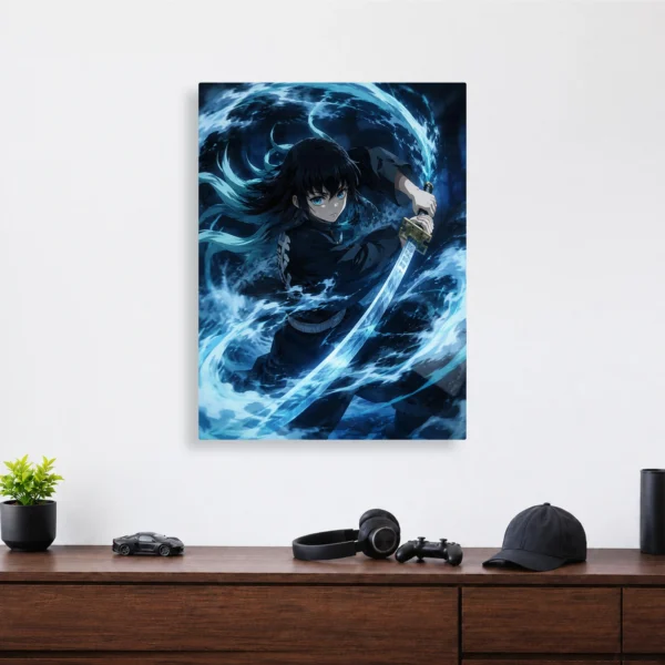 Anime Metal Poster Wall Decor - Slayer Muichiro - Image 4