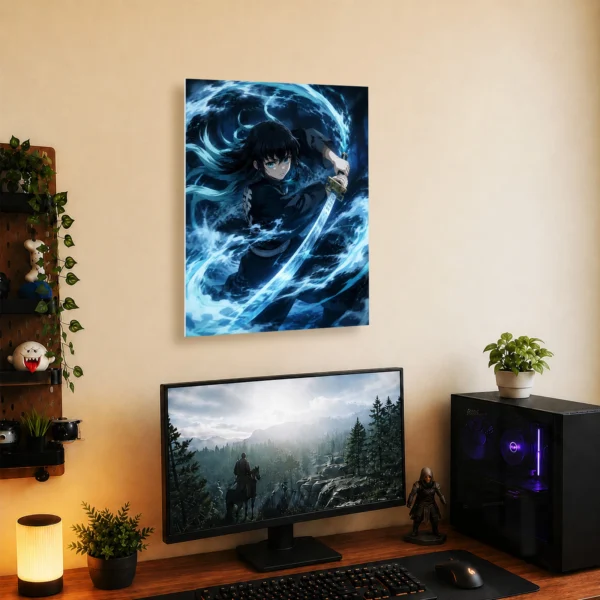 Anime Metal Poster Wall Decor - Slayer Muichiro - Image 5