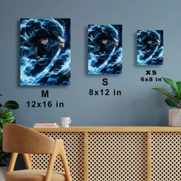 Anime Metal Poster Wall Decor - Slayer Muichiro - Image 7