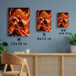 Anime Metal Poster Wall Decor - Slayer Rengoku - A - Image 7