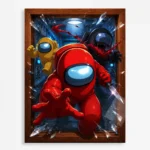 Video Game Metal Poster Wall Decor - AU