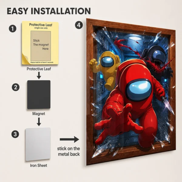 Video Game Metal Poster Wall Decor - AU - Image 2