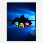 Video Game Metal Poster Wall Decor - AU - I