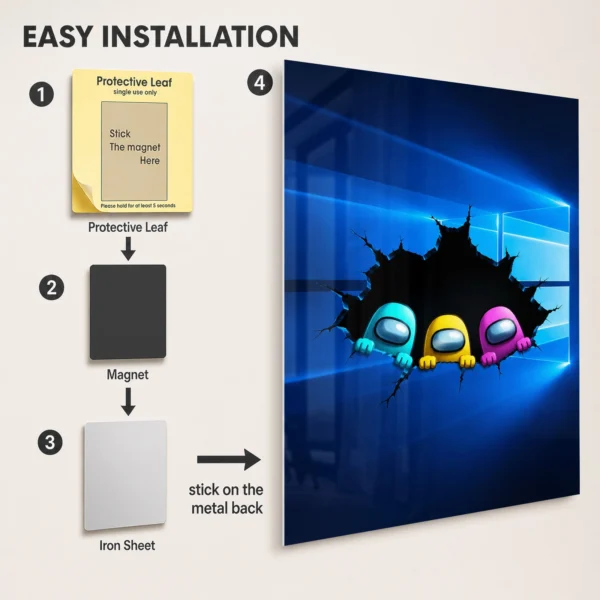 Video Game Metal Poster Wall Decor - AU - I - Image 2