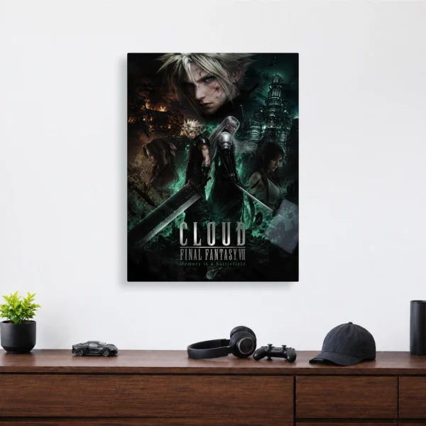 Video Game Metal Poster Wall Decor - FFVII - B - Image 4