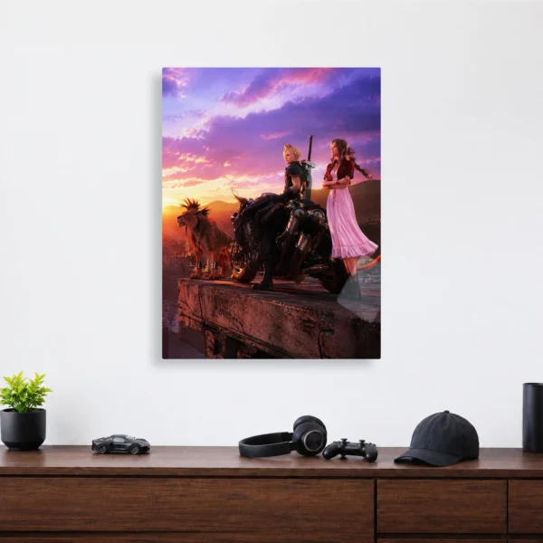 Video Game Metal Poster Wall Decor - FFVII Aerith Gainsborough - Image 4