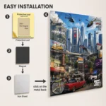 Video Game Metal Poster Wall Decor - FFVII - C - Image 2