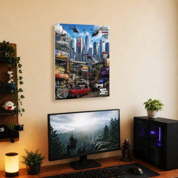 Video Game Metal Poster Wall Decor - FFVII - C - Image 5