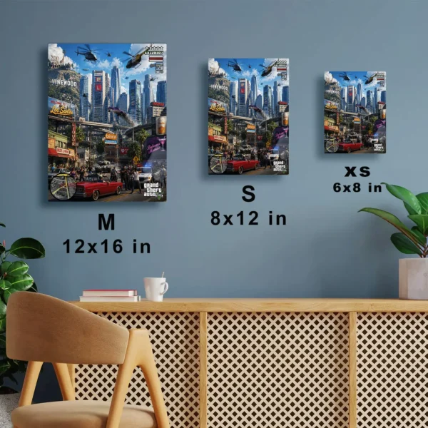 Video Game Metal Poster Wall Decor - FFVII - C - Image 7