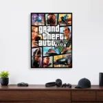 Video Game Metal Poster Wall Decor - GTA V - Image 4
