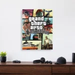 Video Game Metal Poster Wall Decor - GTA V - A - Image 4