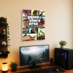 Video Game Metal Poster Wall Decor - GTA V - A - Image 5