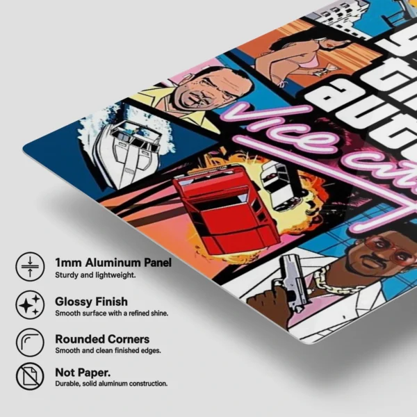 Video Game Metal Poster Wall Decor - GTA: San Andreas - Image 6
