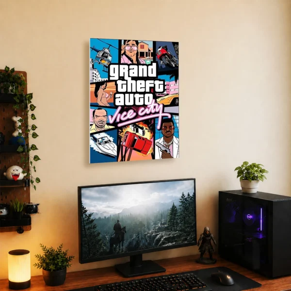 Video Game Metal Poster Wall Decor - GTA: San Andreas - Image 5