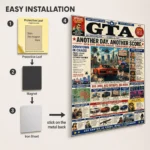 Video Game Metal Poster Wall Decor - GTA: Vice City - Image 2