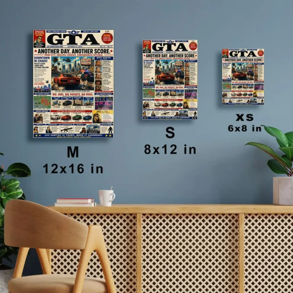 Video Game Metal Poster Wall Decor - GTA: Vice City - Image 7