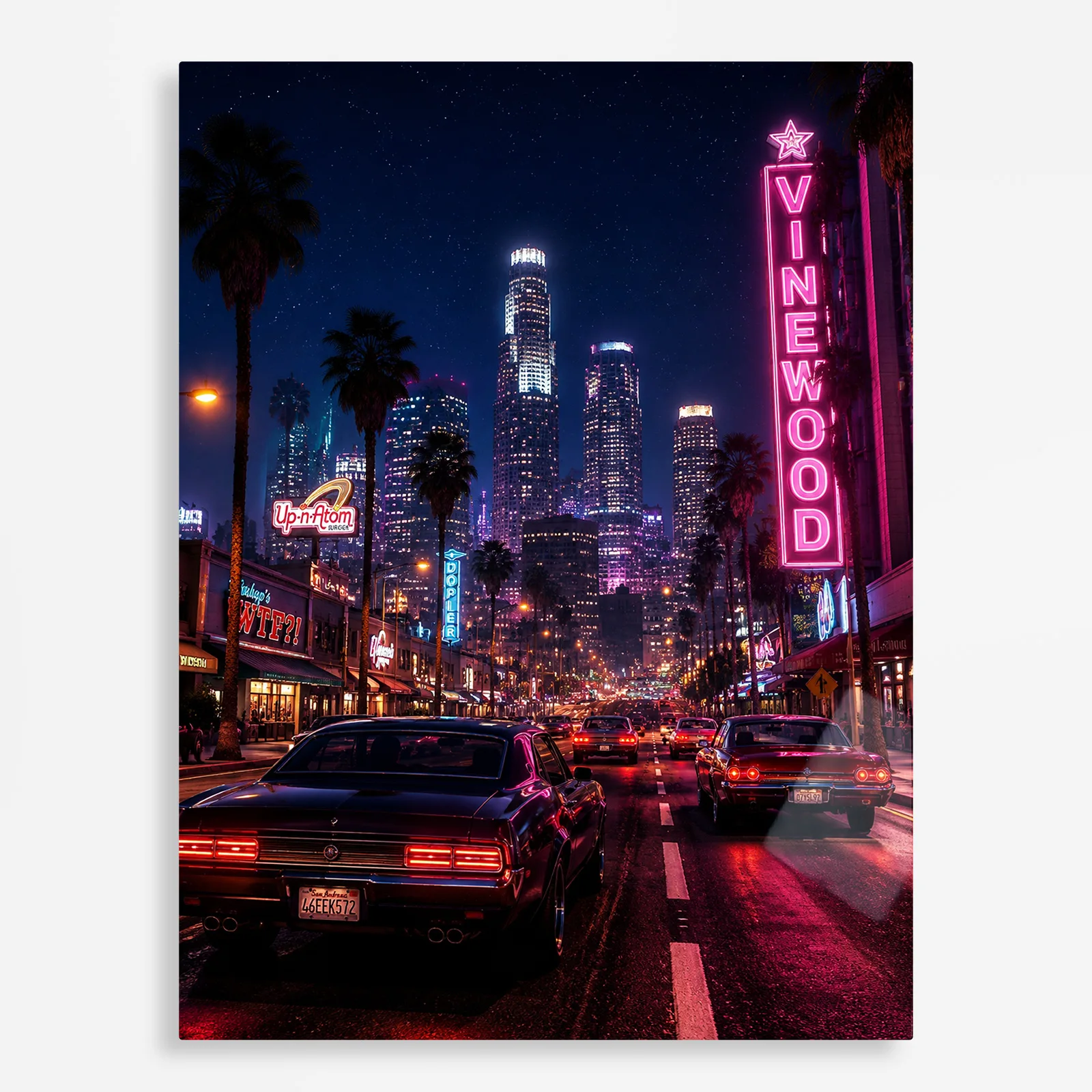 video game metal poster (108) s1 Video Game Metal Poster Wall Decor - GTA - Image 1