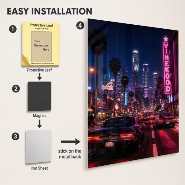 Video Game Metal Poster Wall Decor - GTA - Image 2