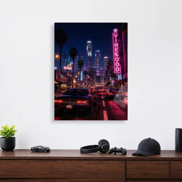Video Game Metal Poster Wall Decor - GTA - Image 4