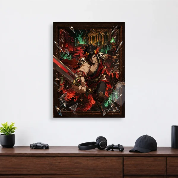 Video Game Metal Poster Wall Decor - Hades Zagreus - Image 4