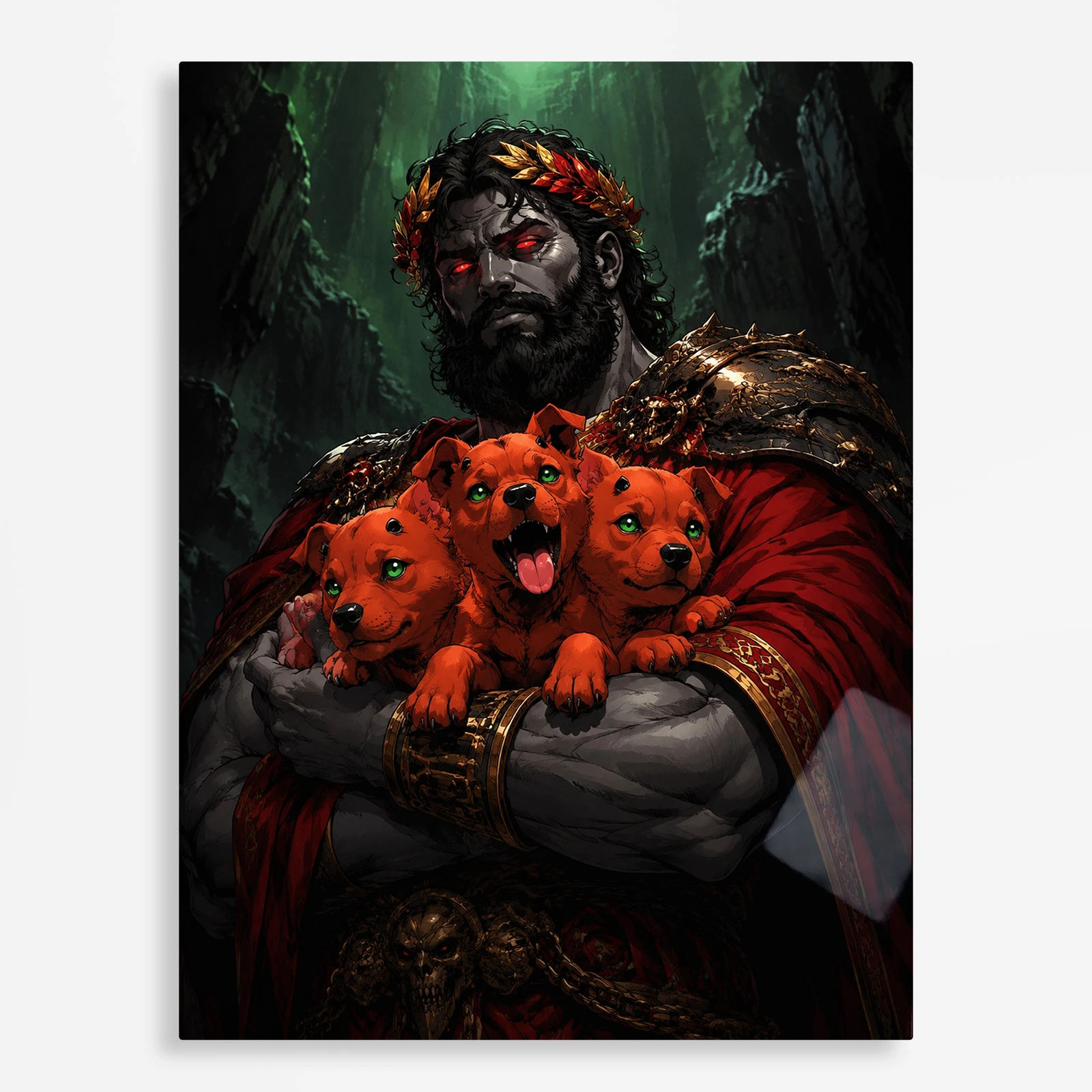 video game metal poster (113) s1 Video Game Metal Poster Wall Decor - Hades - Image 1