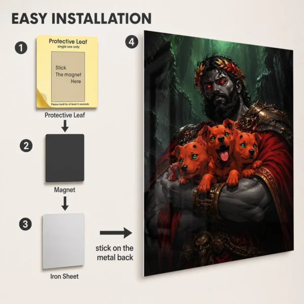 Video Game Metal Poster Wall Decor - Hades - Image 2