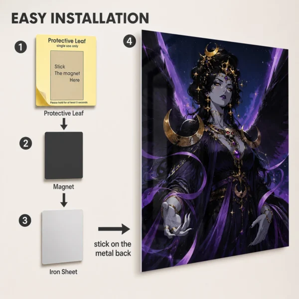 Video Game Metal Poster Wall Decor - Hades Nyx - Image 2