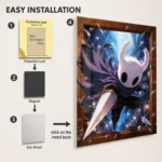 Video Game Metal Poster Wall Decor - HK The Knight - Image 2